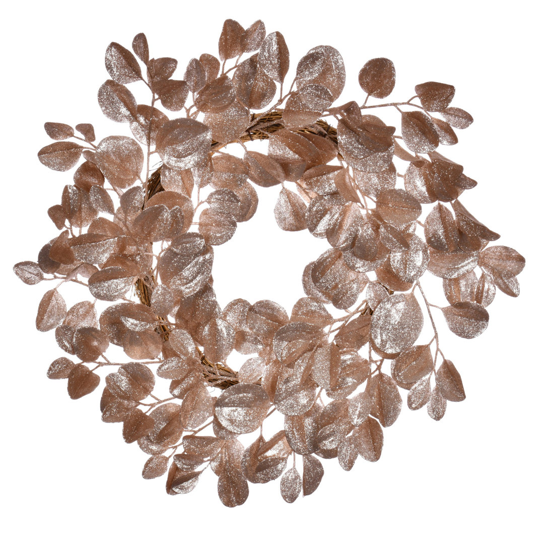 24" Dogwood Glitter PVC Wreath Primrue Wreath 