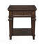 Table de bout de style traditionnel avec tiroir de rangement 1pc