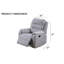 Fauteuil inclinable manuel de style moderne