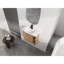 Meuble-lavabo mural 24 po avec lavabo en céramique blanche et porte à fermeture en douceur, emballage KD