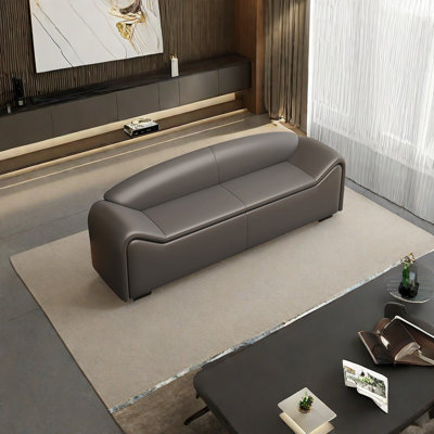 Banc rembourré en cuir Cardon