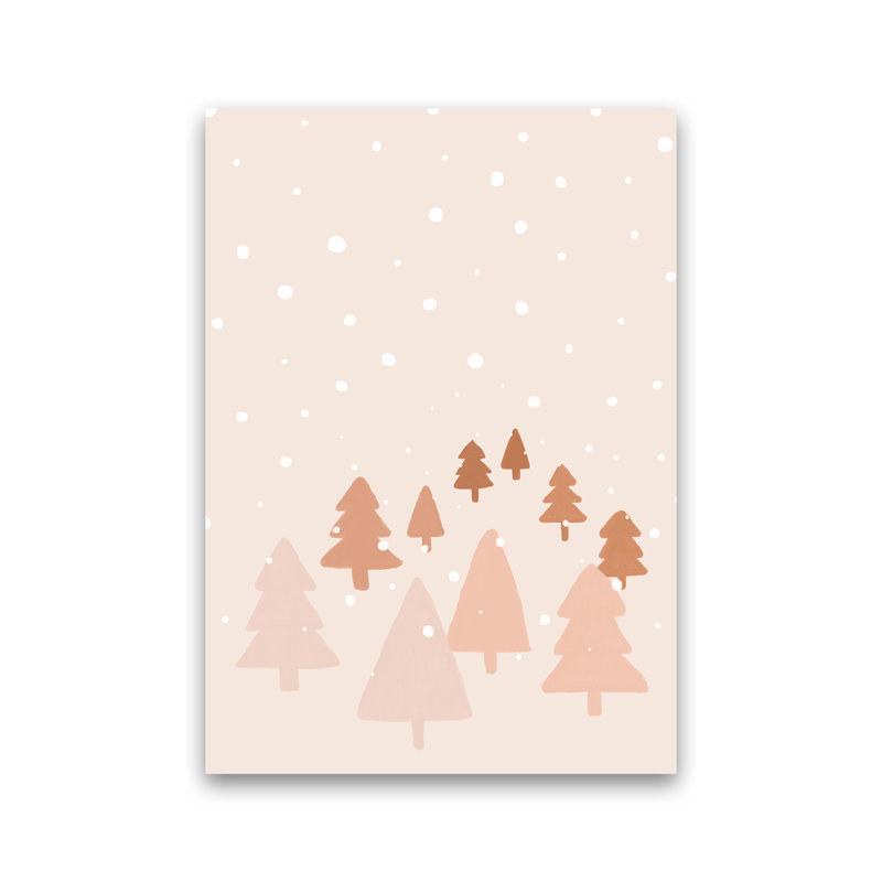 Winter Forest By Orara - Print, No Framed, 59cm H x 42cm W x 1cm D