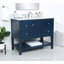 Ensemble de meuble-lavabo simple l 42 po x P 21,5 po x H 35 po Amyra-443531142