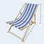 Chaise longue pliante Populus