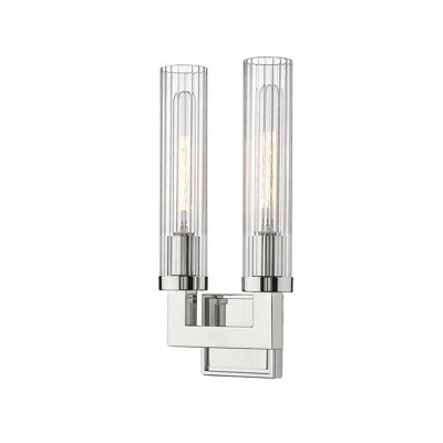 Lorryann Steel Candle Wall Light
