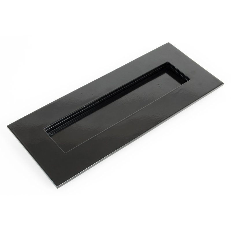 Mail Slot, Black, 11cm H x 26.6cm W x 0.5cm D