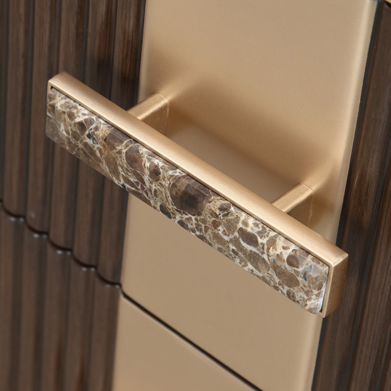 West Kensington Media Cabinet, Espresso Wood