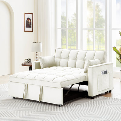 Cubbindall Upholstered Convertible Sofa Bed,Sleeper Sofa,Velvet Sofa,Modern Sofa,Accent Sofa