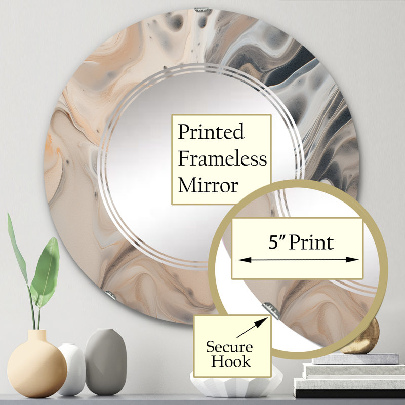 Miroir mural Masaada, 24 po x 24 po