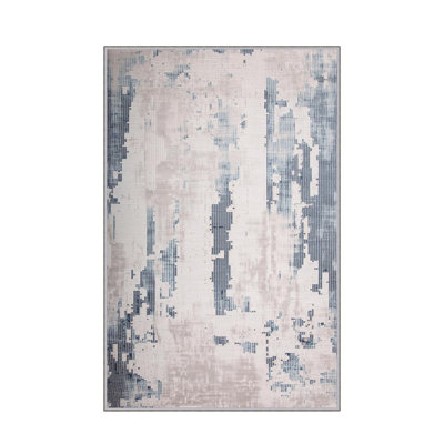 Non-Slip Hall Carpet, 3.3 x 9.8 ft, 100% Polyester, 0.4 in Pile Height, Antibacterial & Machine Washable | 3D Digital Print, Durable Woven Design, Perfect for Home & Office, Easy Care & Maintenance