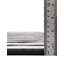 Tapis géométrique en polyester noir / blanc Lucerito-26688373