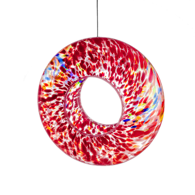 Hanging Bird Feeder - Green, Red
