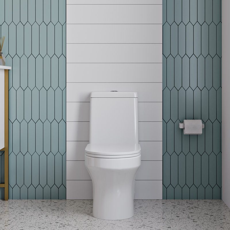 Toilette allongée une pièce Bron 1,6 GPF (siège inclus)