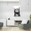 «Curious Kitten Gaze», art mural contemporain-129148930