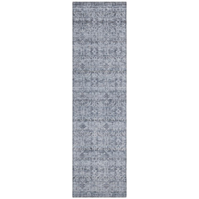 Machine Washable Indoor/Outdoor Colman ACN2152 Striped Rug