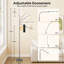 Dimmable LED Floor Lamp with Adjustable Gooseneck, Standing Reading Light with Remote Control-1520094129