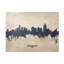 «Cincinnati Ohio Skyline Concrete» par Michael Tompsett, impression sur toile tendue-441945110