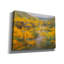 Toile rouge «Golden Explosion» par Christine Debrosky-2073854882
