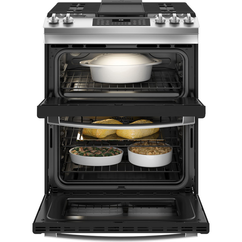30" 6.7 cu. ft. Slide-in Gas with Griddle