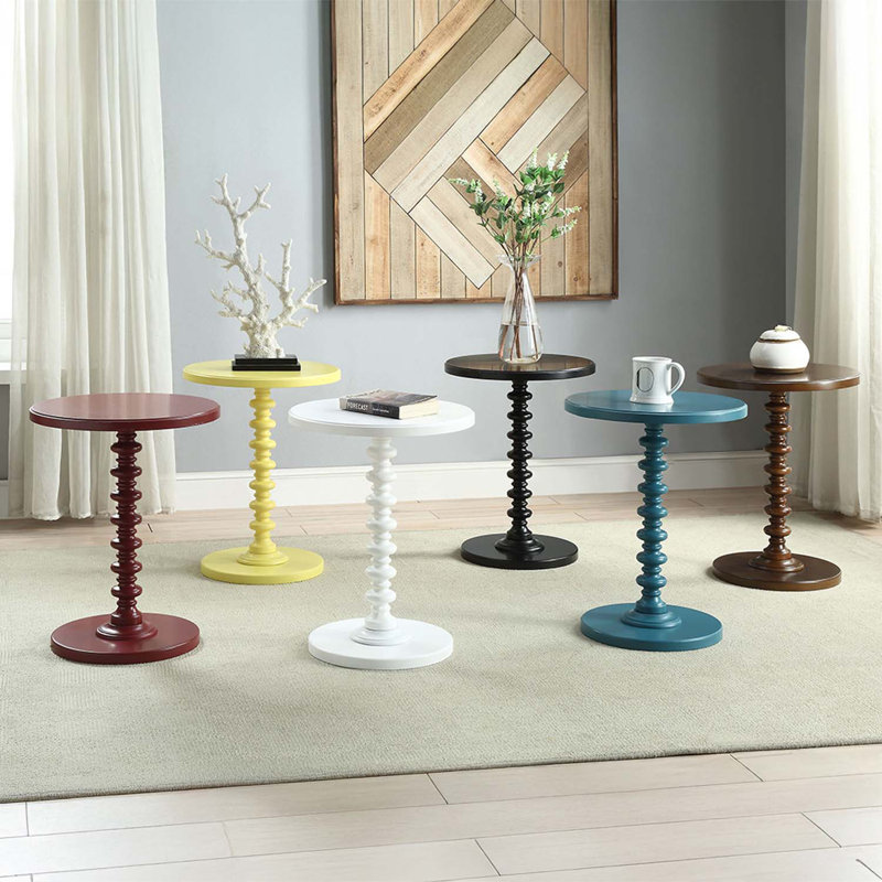 Table d'appoint Acton, finition noire, Noir