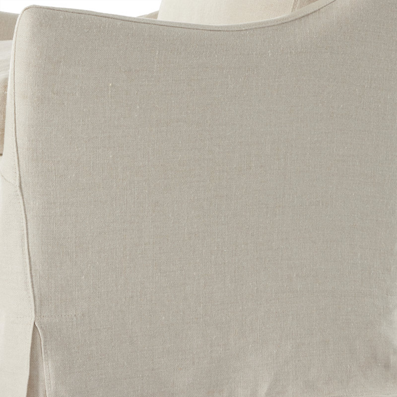 Monette Upholstered Arm Chair, Brussels Natural