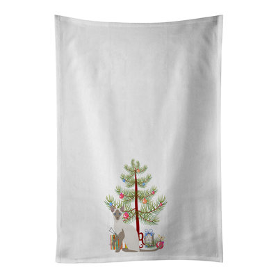 Ensemble de 2 serviettes de cuisine Siamese Modern