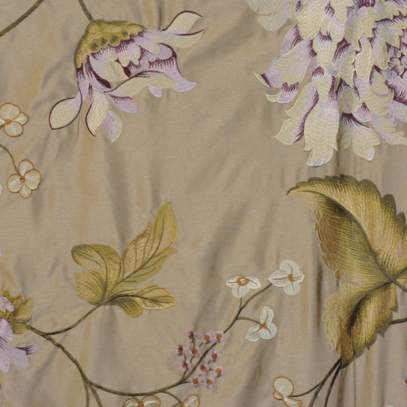 Luxe Floral Fabric, Khaki/Olive