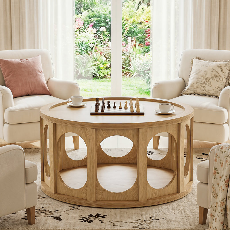 Table basse 31,5 "moderne avec rangement ouvert