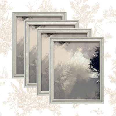 Hestia Wood Beaded Picture Frame - Set of 4