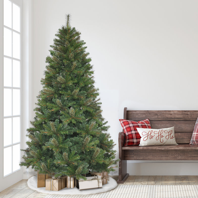 Unlit Brookfield Artificial Christmas Tree, 6.89ft H x 3.5ft W