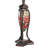 25" High Tiffany Poinsettia W/Lighted Base Table Lamp