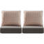 Ensemble de coussin d'assise et de dossier en polyester résistant aux intempéries Deb-1946998825-1946998833-1946998834