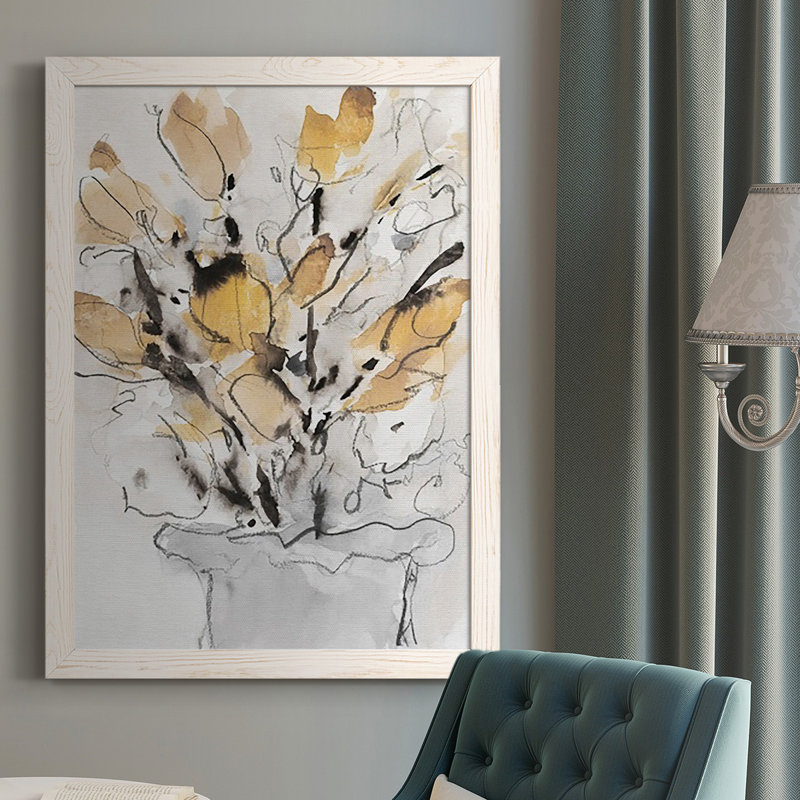 «Seasonal Gatherings II», reproduction d'art sur toile simple, H 37,5 po x l 27,5 po x P 1 po, Blanc