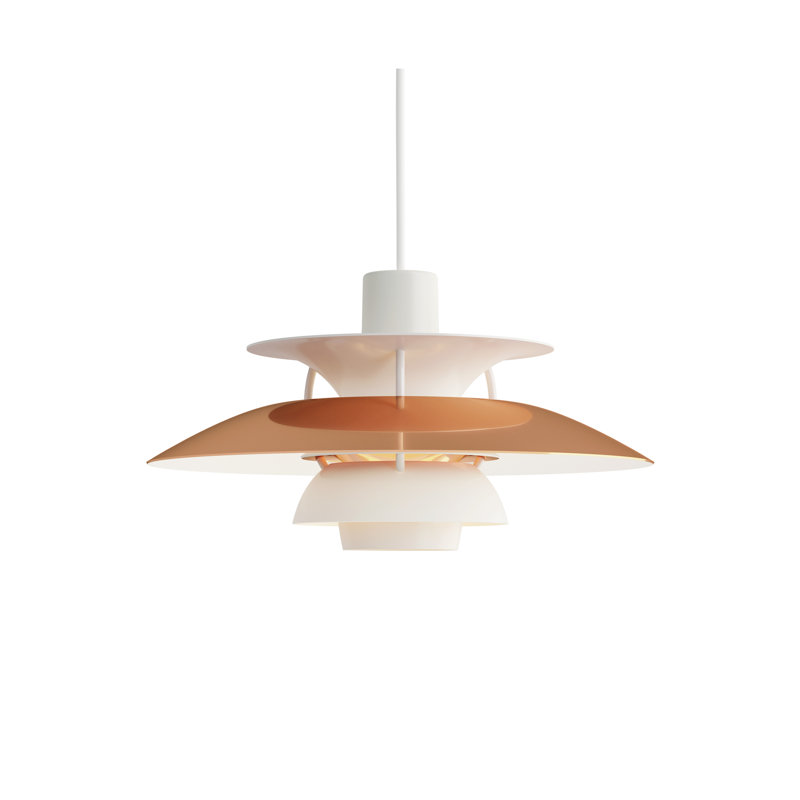 PH 5 1 - Light Pendant, Copper, 6.4" H x 11.8" W x 11.8" D
