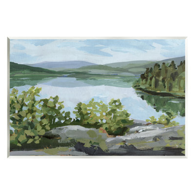 " Forest Lake Clearing Scenery " by Victoria Barnes
