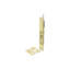 Deltana 12EFB3-UNL 12", 18", 24" and 39" Extension Flush Bolt, Solid Brass in Unlacquered Brass