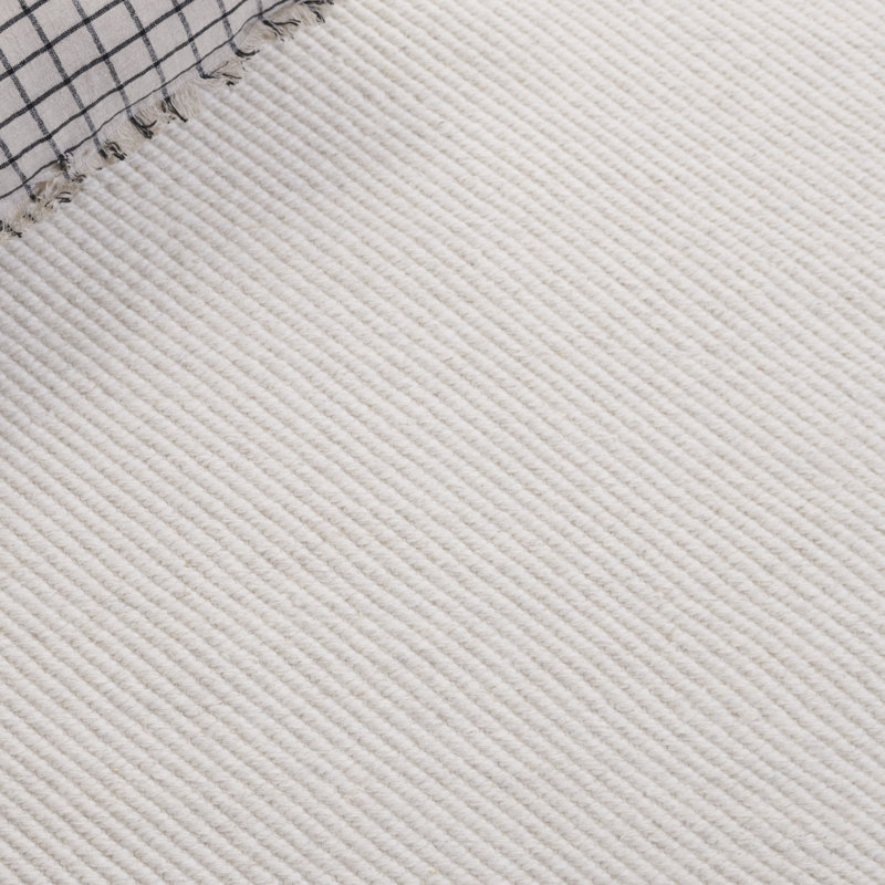 Vermont 810 Hand Woven 80% Wool; 20% Cotton Solid Color Rug, Runner 2'3" x 8'