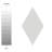 Rhombus Smooth 6" x 10" Porcelain Wall & Floor Tile-36594448