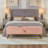 58.6"Upholstered Tufted Bed Bench with Storage-749462728