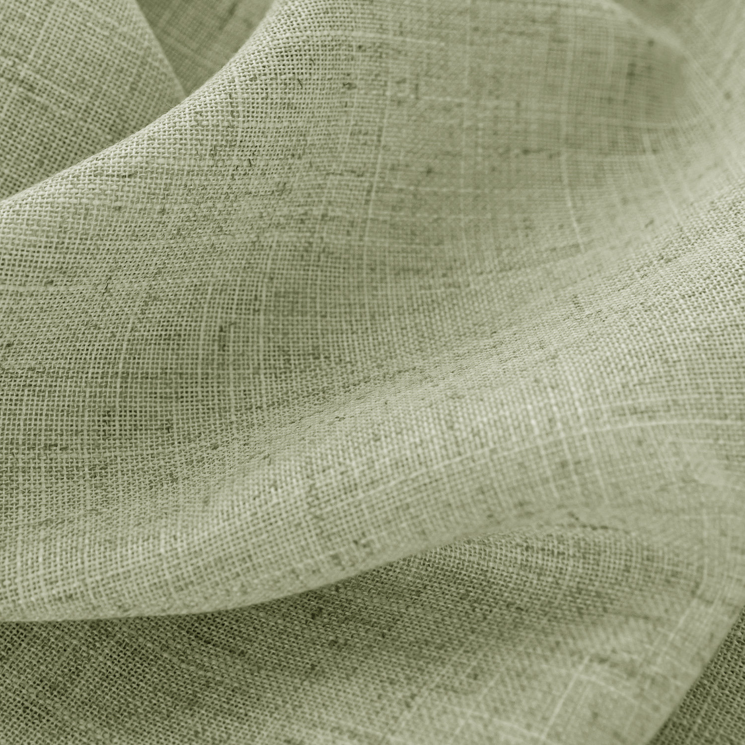 Toyoko Semi-Sheer Linen Blend Curtain Set, 52" W x 108" L, Sage