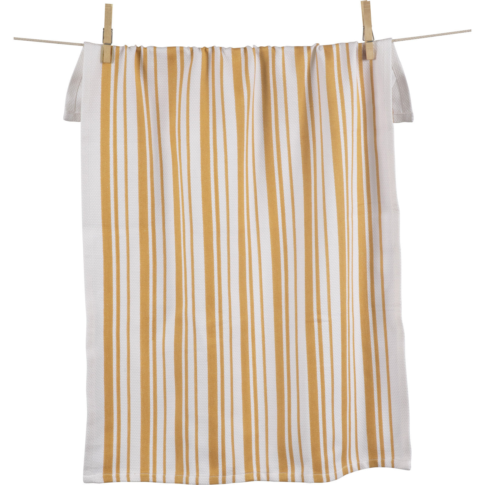 Geometric Kitchen Linen Set, Ochre