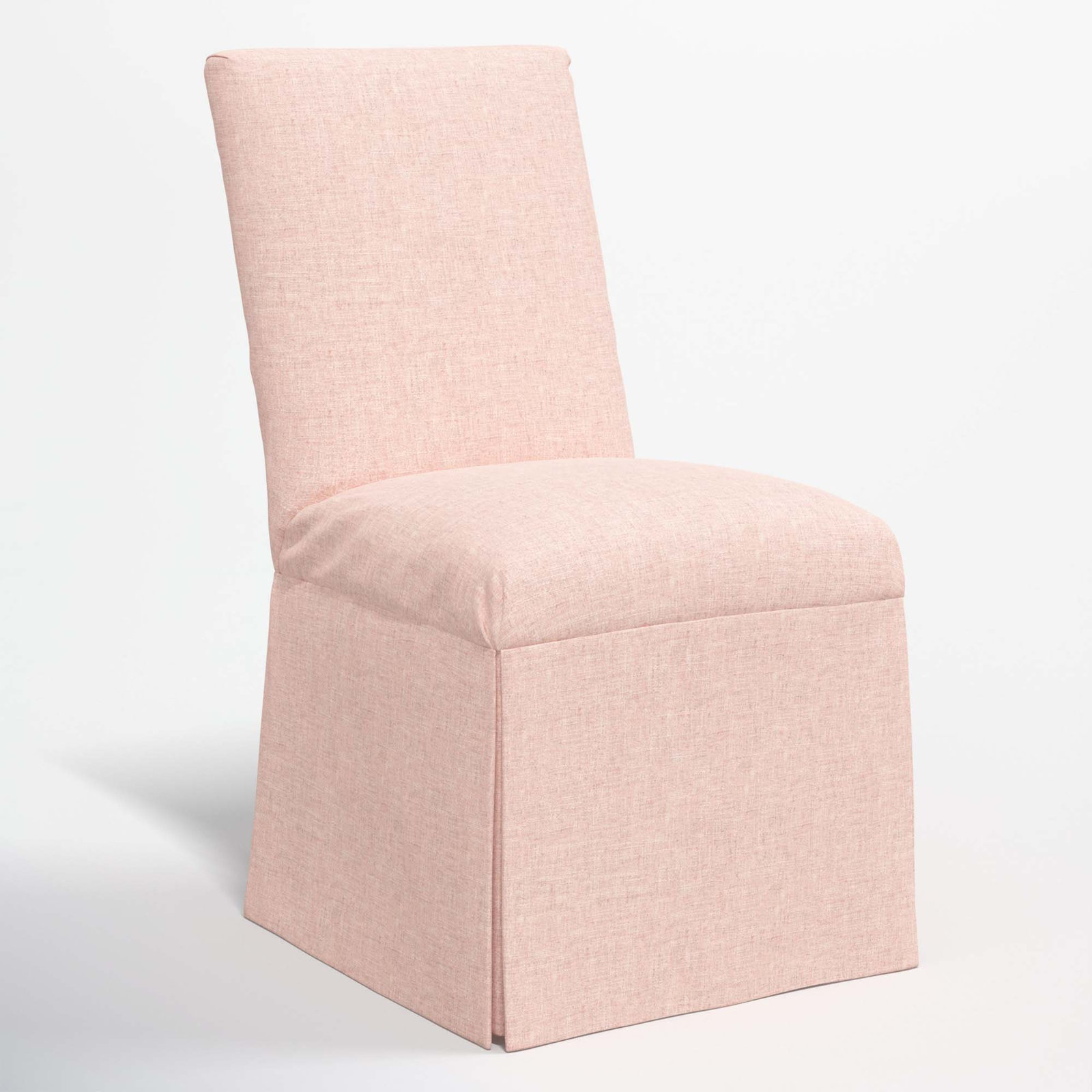 Silvia Dining Chair, Zuma Rosequartz Textured Linen