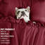 Jimi Microfiber Solid Colour Duvet Cover with Pillowcases-1755665423-1755665416