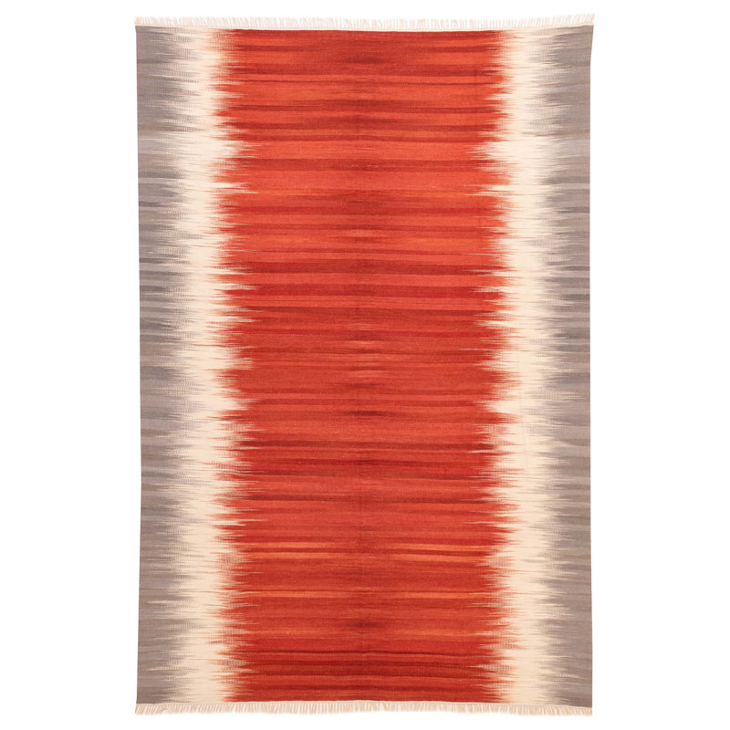 Kilim rouge Baek 6 pi 7 po x 9 pi 6 po
