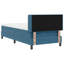 Lit avec sommier tapissier Vidaxl 39,4 x 78,7 po en velours noir-121202862