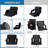 Wide Stadium Seats With Back Support Armrests And Comfy Cushion For Sport Events Camping-1978327584