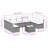 Vidaxl Garden Sofa Set Brown