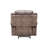 Zubaida Two Tone Chocolate Velvet Glider Recliner-2007036954