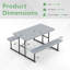Ensemble de table de pique-nique pour 2 à 4 personnes-174192784