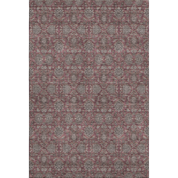 Premium Machine Washable Prisco Merlot Rug